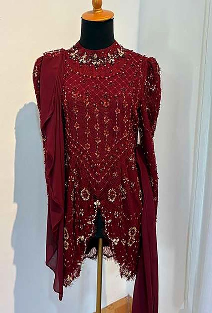 Kebaya Faza Maroon